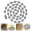 Durable Grey Silicone Pot Pad Coaster with Baking Pie Weights 2