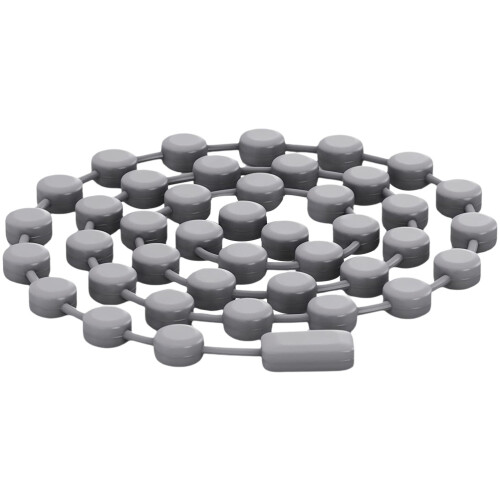Durable Grey Silicone Pot Pad Coaster with Baking Pie Weights 2