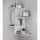 (Matt, Wood) Wood Wall Rack Corner Shelf Shelf Balos 2