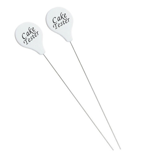 3Pcs White Stainless Steel Cake Tester Needle Easy-Clean Baking Tool 2