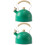 2Pcs Practical Green Stainless Steel Heating Kettle for Household Use 5