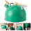 2Pcs Practical Green Stainless Steel Heating Kettle for Household Use 8