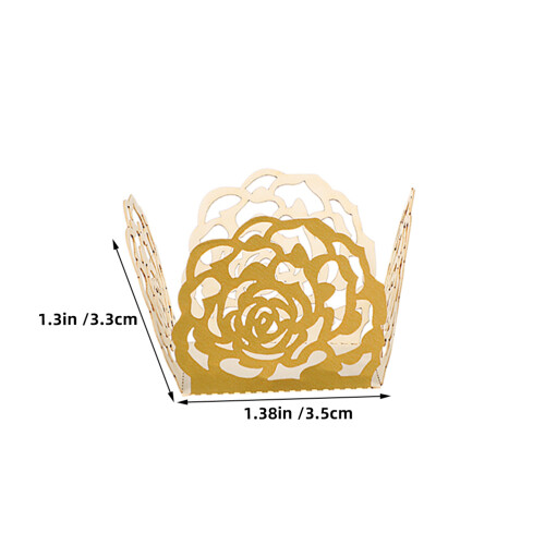 100pcs Mini Chocolate Truffle Wrappers Paper Liners Cups 1