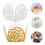 100pcs Mini Chocolate Truffle Wrappers Paper Liners Cups 9