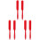 6Pcs Red Silicone Spatula Heat Resistant Scraper for Kitchen Baking 2