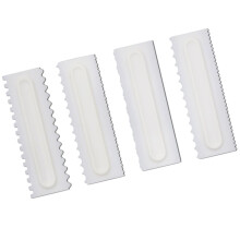 4 Stuks Plastic Cake Scrapers Voor Thuis En Winkel