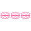 3Pcs Food Safe Pink Sugar Mold Cake Decor Tool for Baking 4