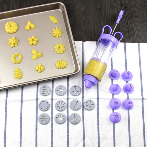 Set Of 18 Pieces Baking Tools Cookie Decorating Machine Pastry Bake 2