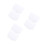 6Pcs White Plastic Cake Baking Scrapers Lightweight Kitchen Tools 2