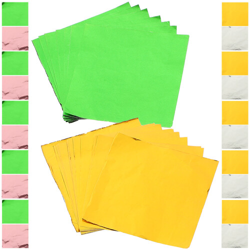 800Pcs Easy Wrap Assorted Color Aluminum Foil Candy Packaging Paper 2