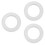 3Pcs Practical Pizza Saucing Rings White Pc Material Pizza Pan Tools 6
