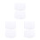 6Pcs White Plastic Cake Baking Scrapers Lightweight Kitchen Tools 3