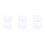 6Pcs White Plastic Cake Baking Scrapers Lightweight Kitchen Tools 4