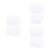 6Pcs White Plastic Cake Baking Scrapers Lightweight Kitchen Tools 5