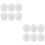 12Pcs Reusable White Foam Cake Dummies for DIY Decorating 5