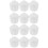 12Pcs Reusable White Foam Cake Dummies for DIY Decorating 6