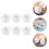 6Pcs Ceramic Baked Rice Bowl Set For Dessert Salad Pudding 3