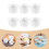 6Pcs Ceramic Baked Rice Bowl Set For Dessert Salad Pudding 10