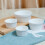 6Pcs Ceramic Baked Rice Bowl Set For Dessert Salad Pudding 11