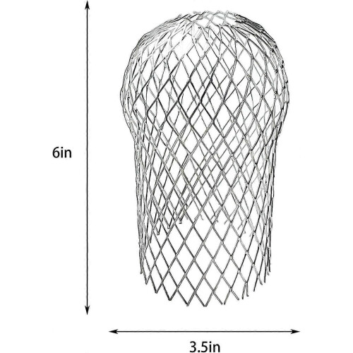 Gutter Downspout Guard, Aluminium Mesh Leaf Filter, 8 Pack, Expandable Strainer for Rainwater System 1