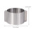 6Pcs Adjustable Stainless Steel Mousse Cake Mold Round Cutter Silver 2