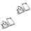 20 Pcs Christmas Cookie Cutters Stainless Steel Baking Mold Modeling 3
