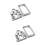 20 Pcs Christmas Cookie Cutters Stainless Steel Baking Mold Modeling 7