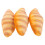 9Pcs Artificial Bread Loaf PU Orange for Photo Prop and Display 2