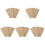 5000Pcs Multi-Function Twisting Ties Sturdy Kraft Paper for Party Use 2
