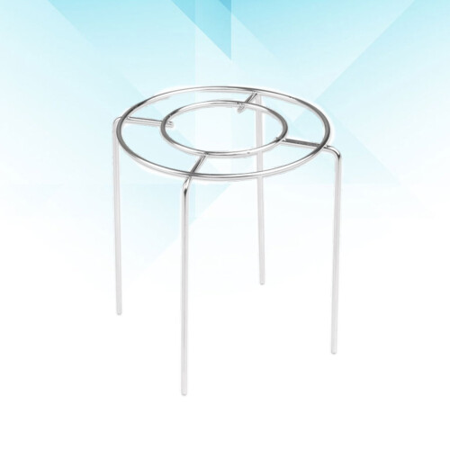 Silver Steamer Rack for Cake Cooling Durable Stainless Steel Stand 2