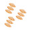 9Pcs Artificial Bread Loaf PU Orange for Photo Prop and Display 3