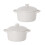 2Pcs Household Pudding Bowls Multi-Function Stew Steam Bowls 5