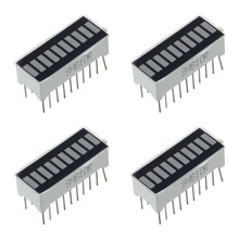 4X 10 Segment Rot LED Bar - Graph Anzeige