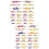 200Pcs Plastic Candy Ties Assorted Color Household Party Twisting Ties 9