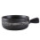 1Pc Black Ceramic Bowl with Handle for Baking Cooking Milk Pot 5