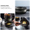 1Pc Black Ceramic Bowl with Handle for Baking Cooking Milk Pot 11