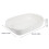 2Pcs White Ceramic Baking Dish Double Handle Durable Oven Tray 9