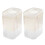 4Pcs Household Yogurt Filter Container with Lid Easy Clean Beige 2
