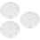 3Pcs Transparent 360 Rotating Acrylic Turntable Kitchen Storage Tray 7