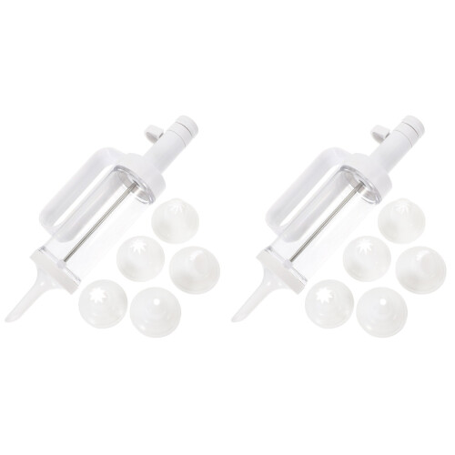 2Sets Decoratieve Koekjespers Wit Voor Thuisbakkerij 2