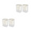 4Pcs Household Yogurt Filter Container with Lid Easy Clean Beige 4