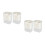 4Pcs Household Yogurt Filter Container with Lid Easy Clean Beige 7