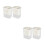 4Pcs Household Yogurt Filter Container with Lid Easy Clean Beige 8