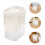 4Pcs Household Yogurt Filter Container with Lid Easy Clean Beige 10