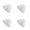 16Pcs White DIY Foam Cake Dummies for Decorating Practice and Display 3