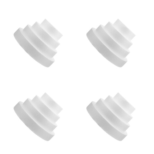 16Pcs White DIY Foam Cake Dummies for Decorating Practice and Display 2