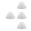 16Pcs White DIY Foam Cake Dummies for Decorating Practice and Display 4