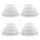 16Pcs White DIY Foam Cake Dummies for Decorating Practice and Display 7