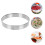 2St Rvs Pizza Saucing Rings Voor Gelijkmatige Verdeling 8