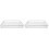 2Pcs Silver Non-Stick Air Fryer Cooling Rack Basket for Storage Use 2